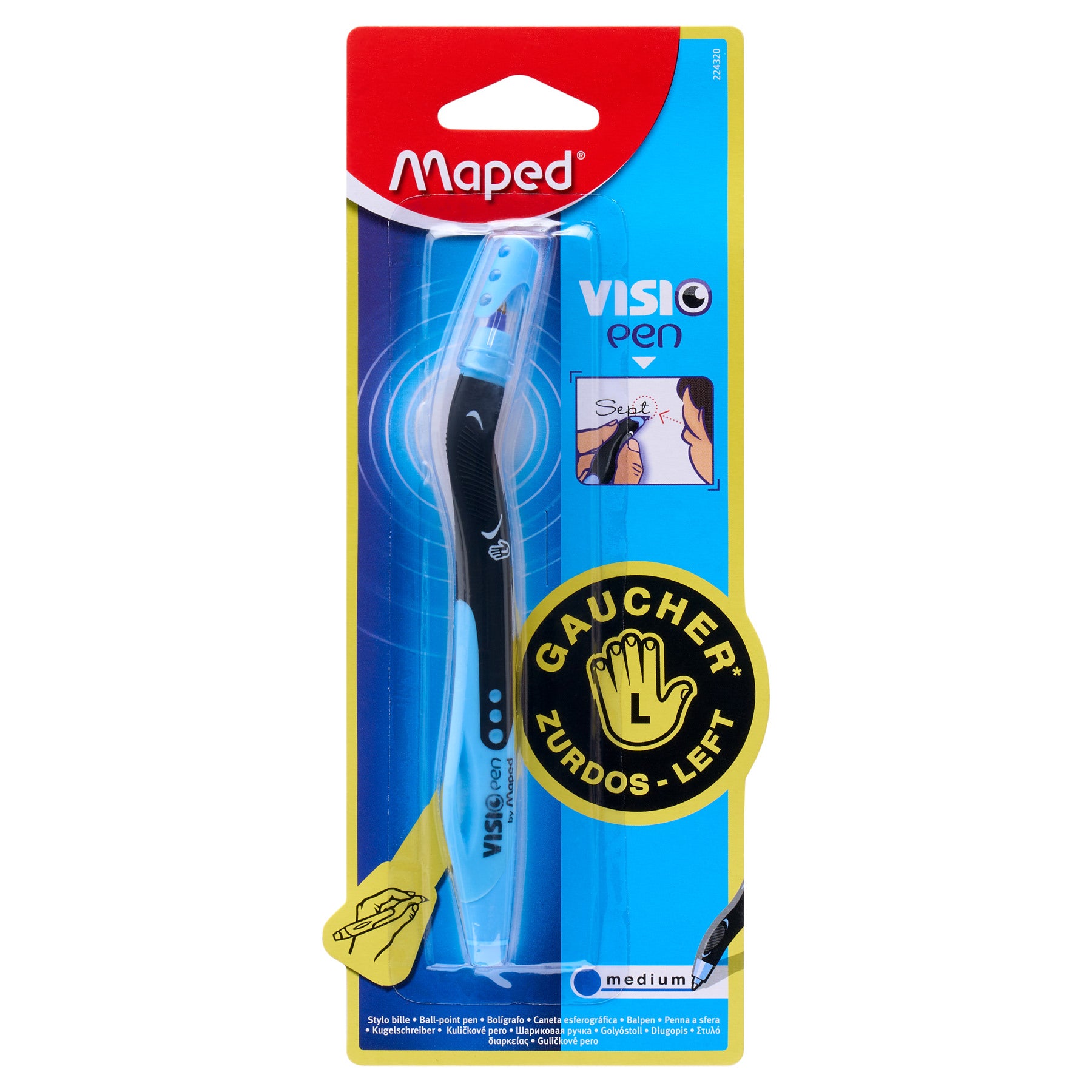 Maped Visio Ballpoint Pen Left Handed Blue