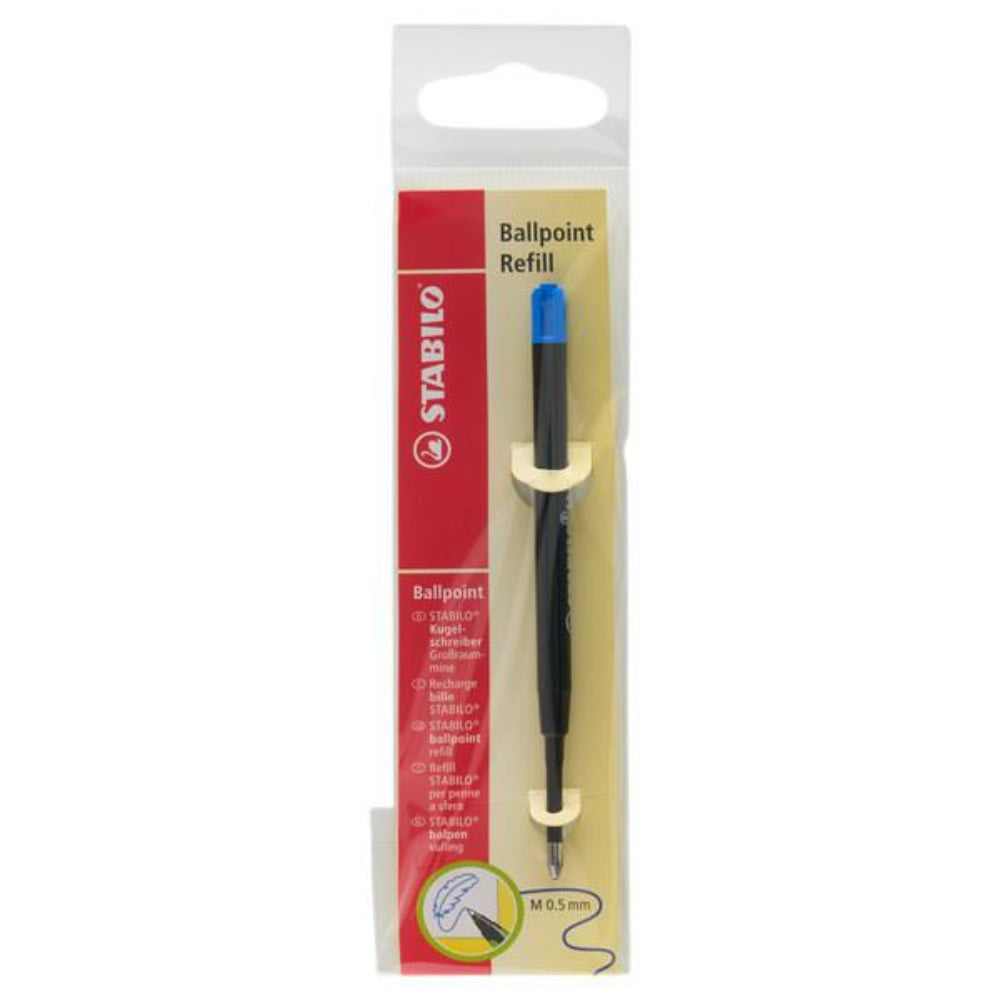 Stabilo Standard Ballpoint Refills Blue Ink|Stationery