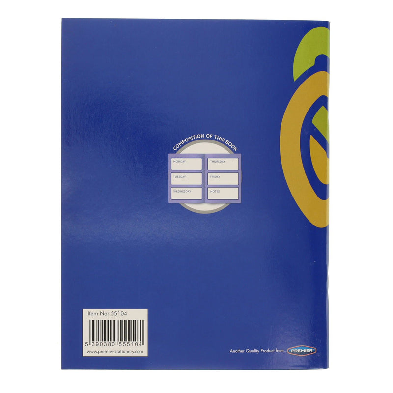 Ormond Homework Journal - Week to View - 88 Pages - Blue