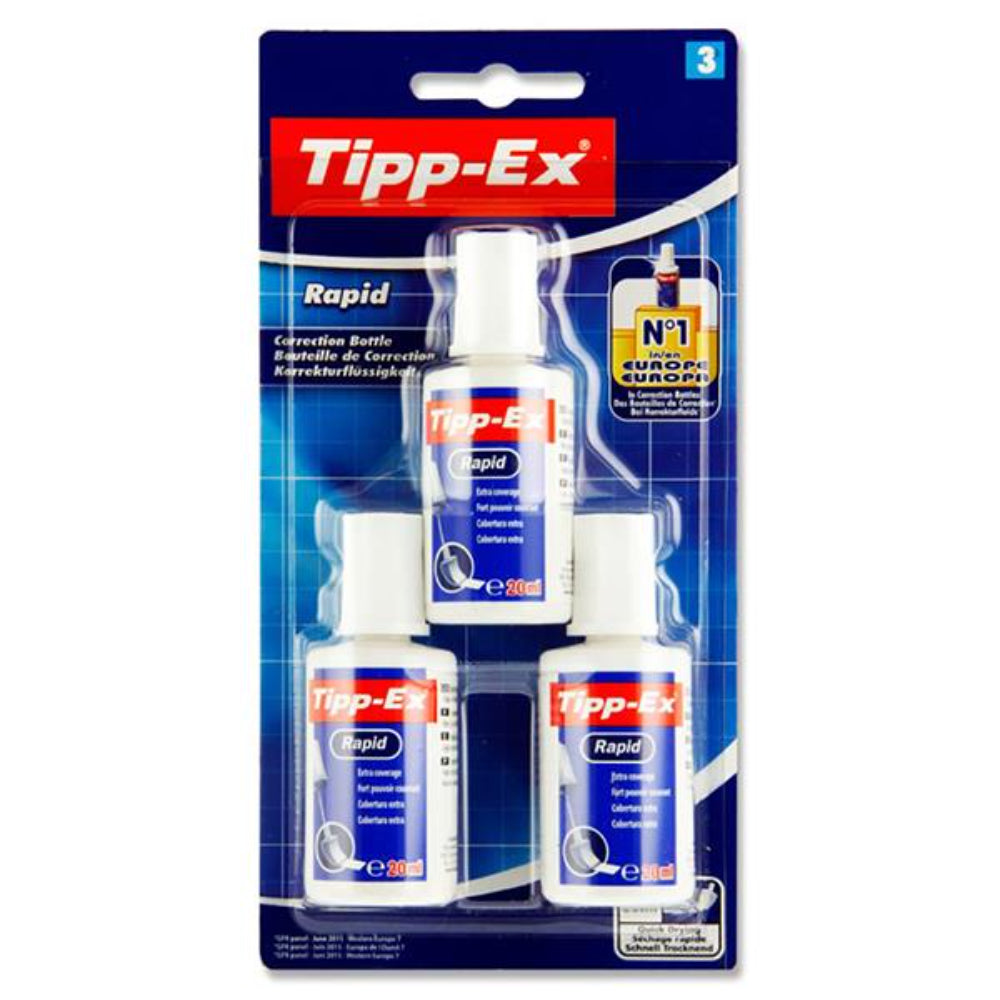 Tipp-Ex Rapid Fluid Pack of 3