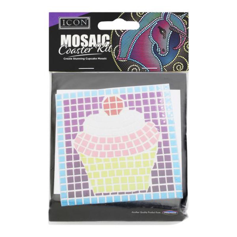 Icon Mosaic Coaster Kit - Cup Cake
