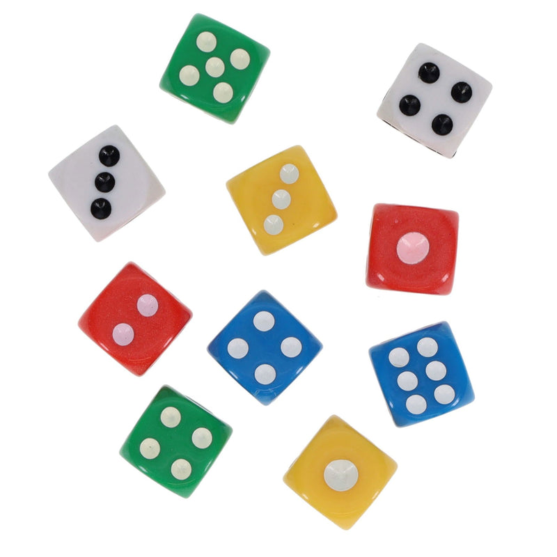 Clever Kidz Dice 5 Assorted - Pack of 10