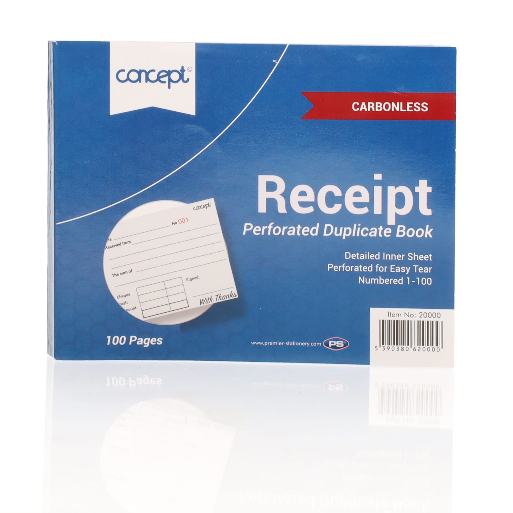 Concept Carbonless Receipt Book - 100 Pages|Stationery Superstore UK ...