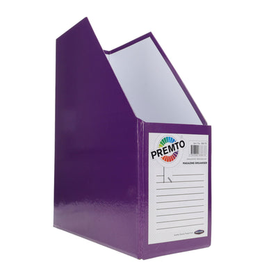 Premto Multipack | Magazine Organisers - Made of Heavy Duty Cardboard- Pack of 5