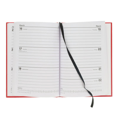 Premto A5 Week To View Academic Diary 2025-2026 - Caterpillar Green