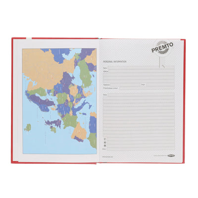 Premto A5 Week To View Academic Diary 2025-2026 - Grape Juice