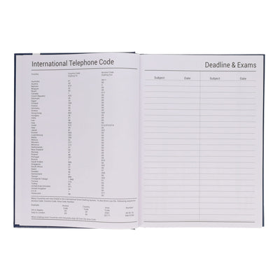 Premto A4 Page A Day Academic Diary 2025-2026 - Ketchup Red