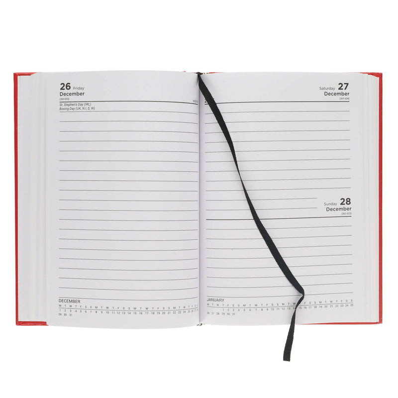 Premto A5 Page A Day Academic Diary 2025-2026 - Caterpillar Green