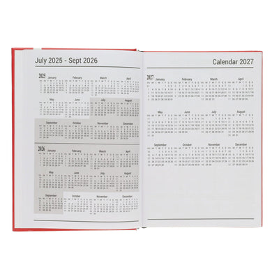 Premto A5 Page A Day Academic Diary 2025-2026 - Caterpillar Green