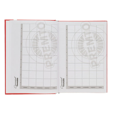 Premto A5 Page A Day Academic Diary 2025-2026 - Caterpillar Green