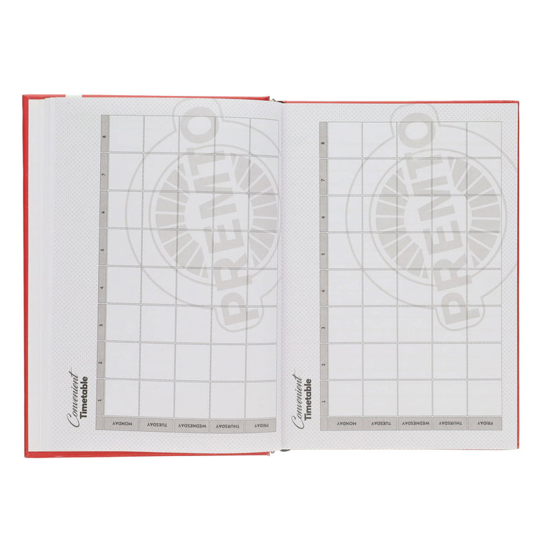 Premto A5 Page A Day Academic Diary 2025-2026 - Caterpillar Green