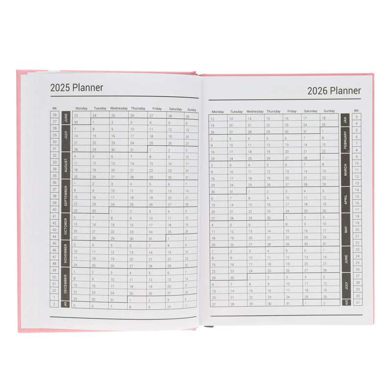 Premto Pastel A5 Page A Day Academic Diary 2025-2026 - Cornflower Blue
