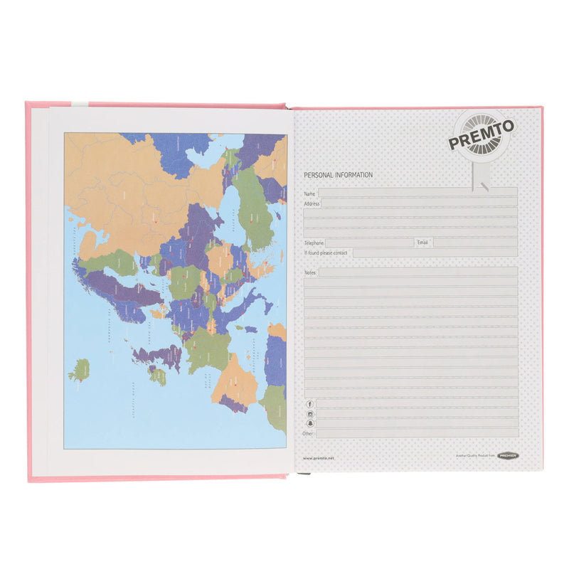 Premto Pastel A5 Page A Day Academic Diary 2025-2026 - Mint Magic