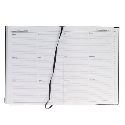 Concept 2026 A4 Diary Page A Day - Black