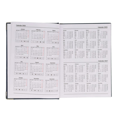 Concept 2026 A5 Diary Page A Day - Black