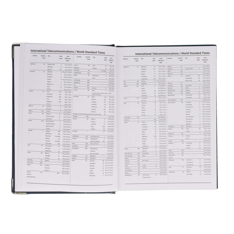 Concept 2026 A5 Diary Page A Day - Black