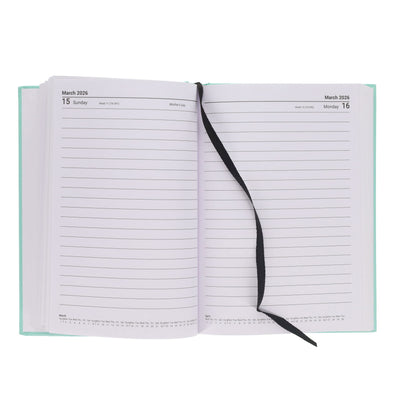 Premto Pastel 2026 A5 Page A Day Diary - Heather Haze
