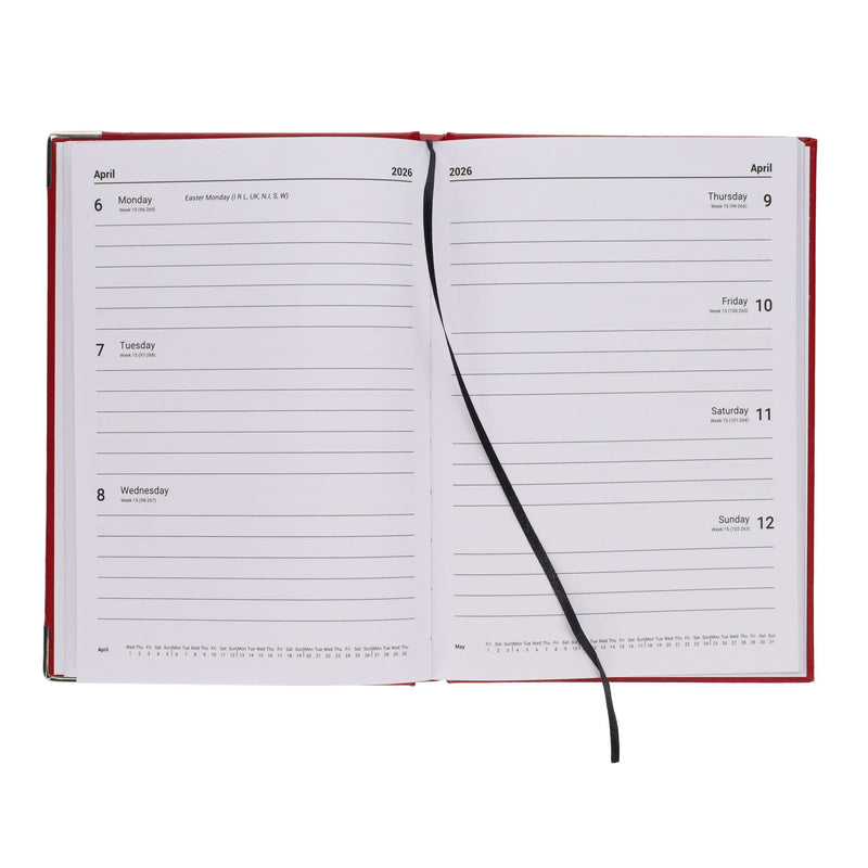 Concept A5 2026 Week To View Diary - Navy