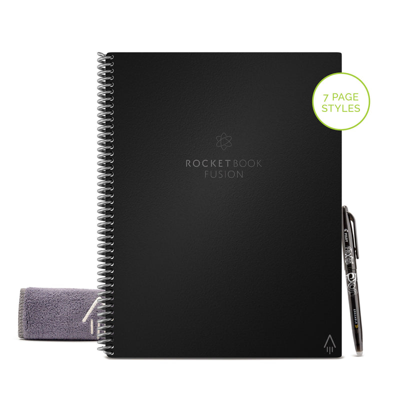 BIC A4 Rocketbook Fusion Letter - Black - 42 Pages