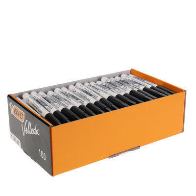 BIC Velleda Whiteboard Markers - Box 100