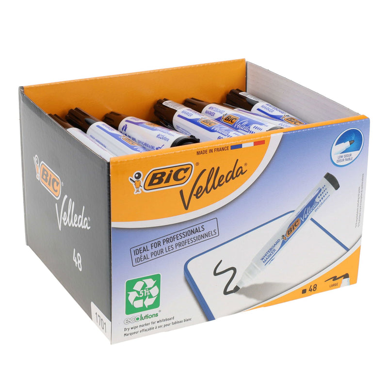 BIC Velleda Whiteboard Marker - Box of 48