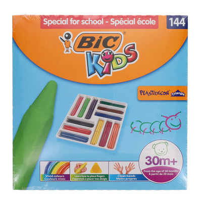 BIC Kids Triangular Crayons - Box of 144