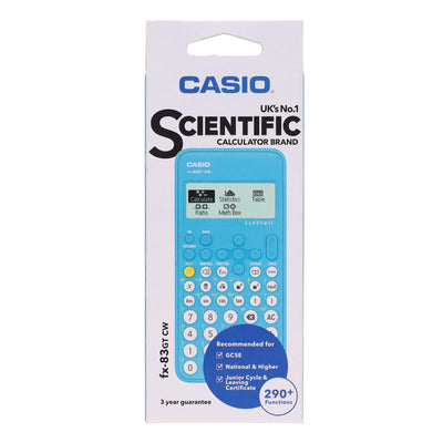 Casio Fx-83Gtcw Scientific Calculator - Blue