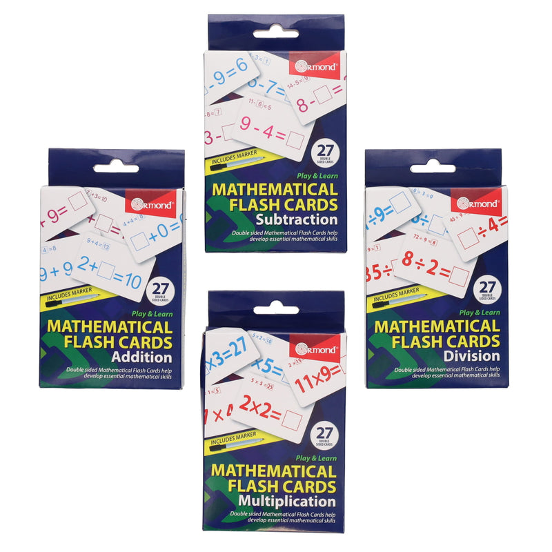 Ormond Multipack | Math Flashcard Set - Pack of 4