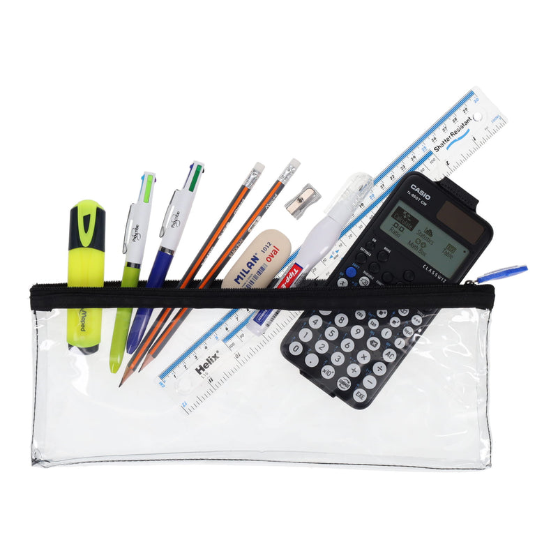 Stationery Multipack | Transparent Pencil Case 330x125mm - Option 2