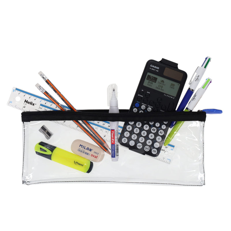 Stationery Multipack | Transparent Pencil Case 330x125mm - Option 2