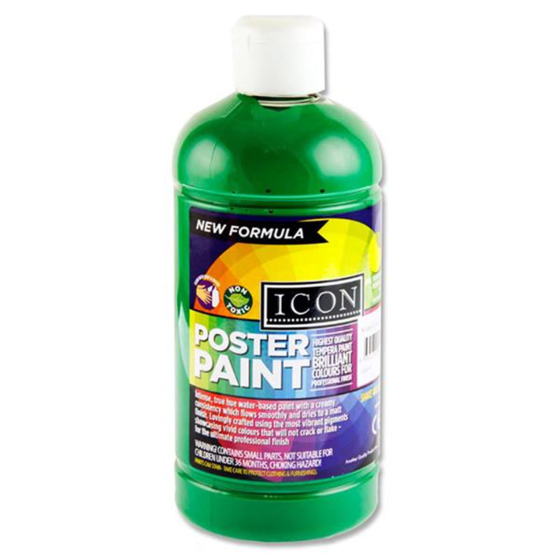 Icon Poster Paint - 500ml - Emerald Green