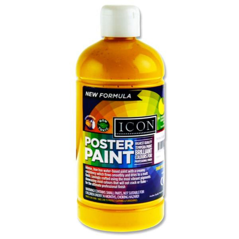 Icon Poster Paint - 500ml - Warm Yellow