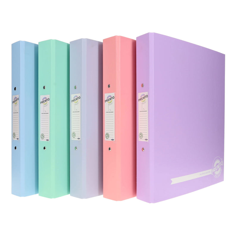 Premto Pastel Ring Binder - A4 - Heather Haze
