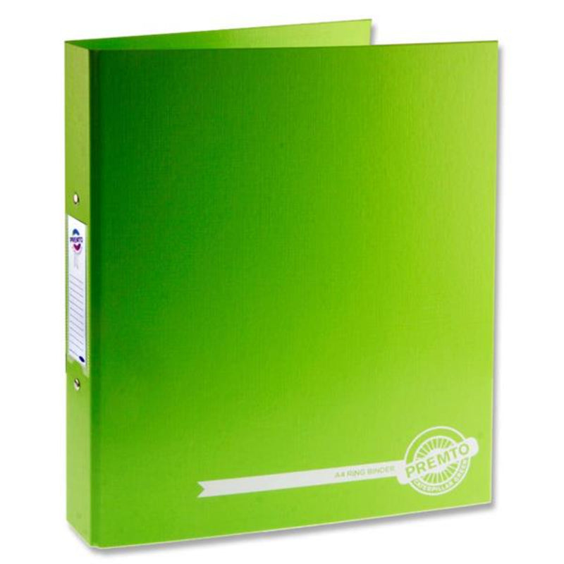 Premto A4 Ring Binder - Caterpillar Green