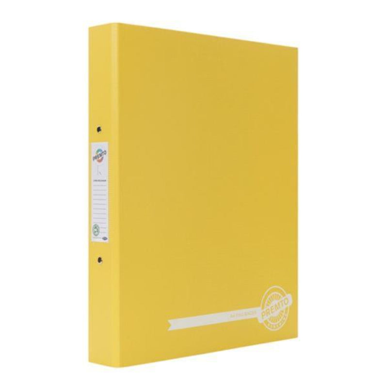 Premto A4 Ring Binder - Sunshine Yellow