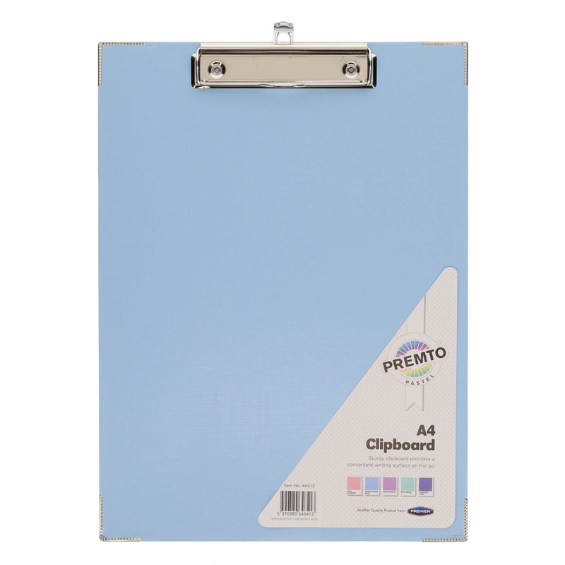 Premto A4 Clipboard - Pastel - Pack of 5