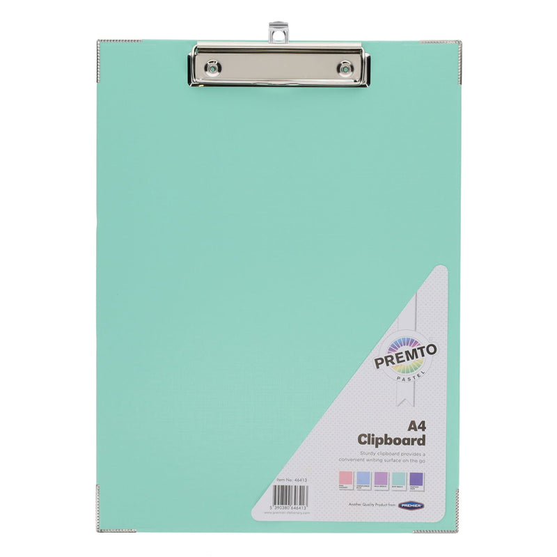 Premto A4 Clipboard - Pastel - Pack of 5
