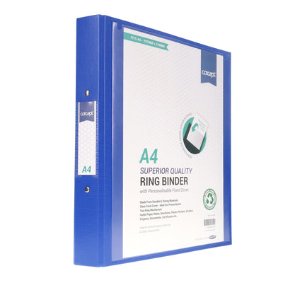 Concept A4 Presentation Ring Binder - Blue