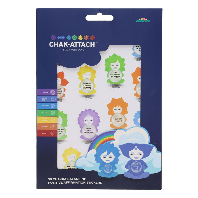 Chakranger Positive Affirmation Stickers - Stick With Love - Pack of 98