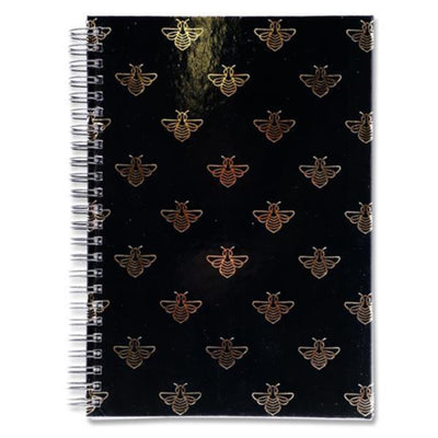 I Love Stationery A5 Spiral Notebook - 160 Pages - Queen Bees
