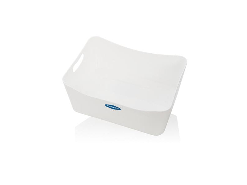 Premier Universal Large Storage Basket - 340x225x140mm - White