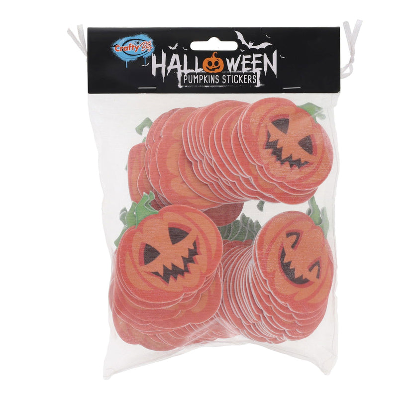 Crafty Bitz Halloween Foam Stickers - Pumpkins - Pack of 70