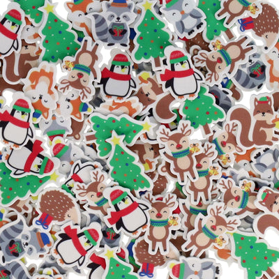 Crafty Bitz Christmas Crafting - Festive Foam Stickers - Pack of 108