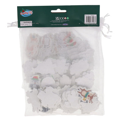 Crafty Bitz Christmas Crafting - Festive Foam Stickers - Pack of 108