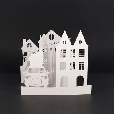 Icon Craft Laser Cut Festive Card - Christmas Scene