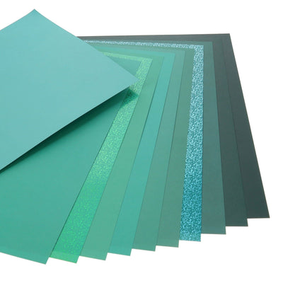 Premier Activity A4 Paper Pad - 24 Sheets - 180gsm - Shades of Aqua