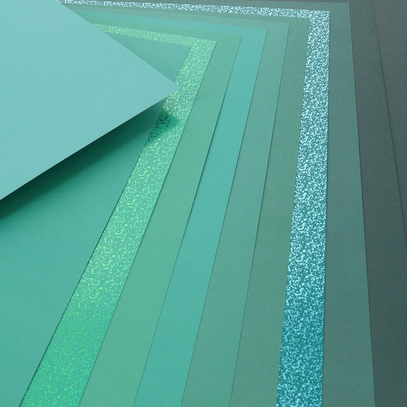 Premier Activity A4 Paper Pad - 24 Sheets - 180gsm - Shades of Aqua