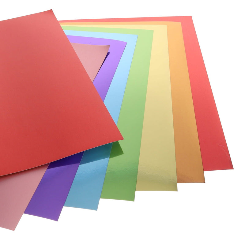 Premier Activity A4 Foil Card - 16 Sheets - 220gsm - Shades Of The Rainbow