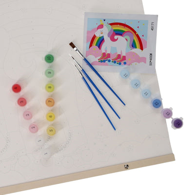 World of Colour Canvas Art Scroll - Unicorn