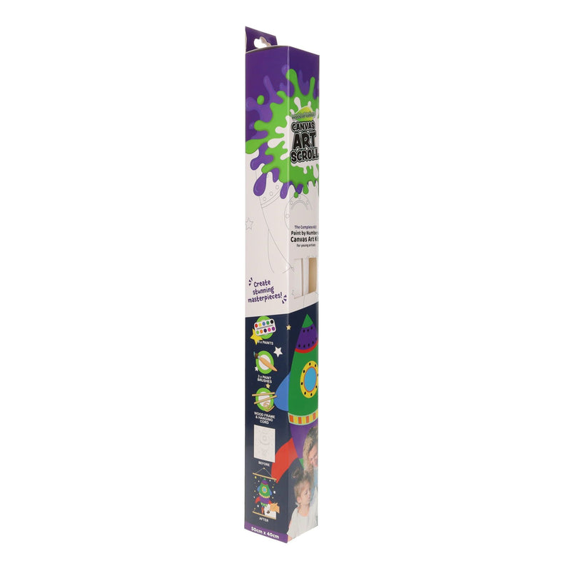 World of Colour Canvas Art Scroll - Rocket